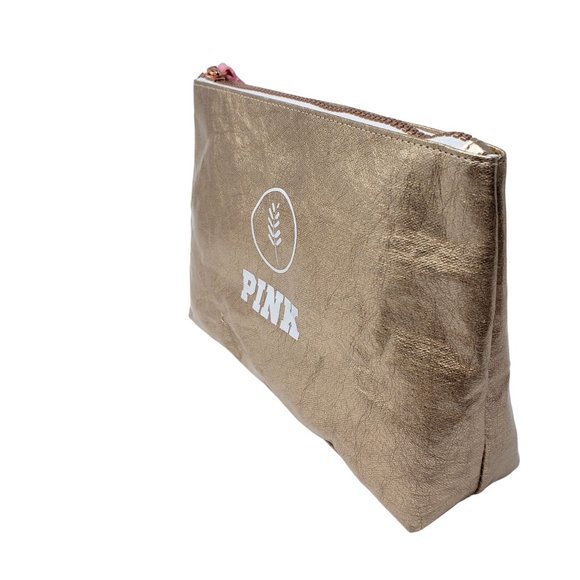 Victoria’s Secret PINK BEAUTY MAKEUP OAT BAG CASE COLLECTION WRISTLET AUTHENTIC - Picture 5 of 7